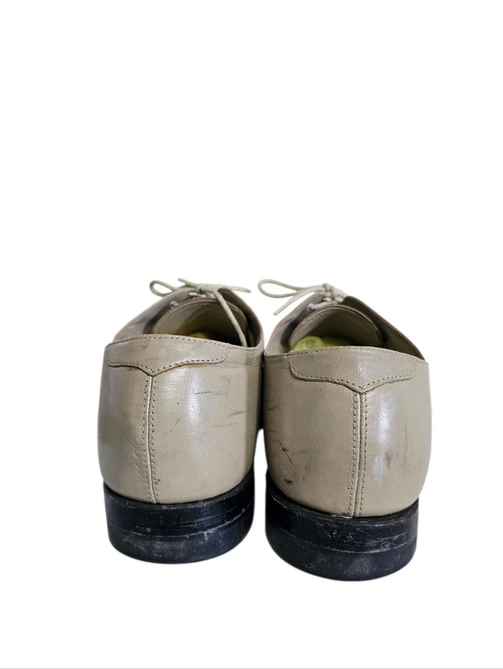 VTG Stacy Adams Men’s Tan Cap Toe Leather Dress Lace Up Shoes Sz 13D